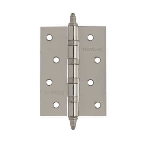 Петля универсальная сталь 4"-4ВВ (хром..покр.) с кол.(100х75х2,5) №2 фото 1