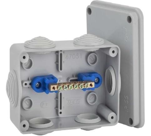 Коробка распр.ОП 120*80*50 IP54 Рувинил 67051 фото 1