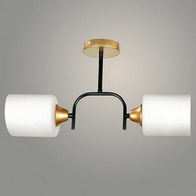 *Люстра 33032/2 CPGD+BK золото/черный Е27 фото 1