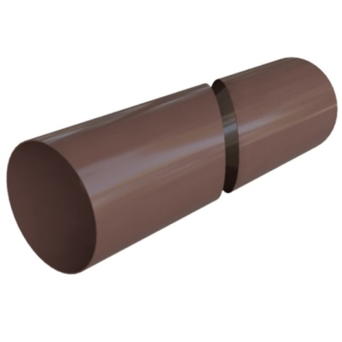 ЭЛИТ ТРУБА ВОДОСТОЧНАЯ 4 м КОРИЧНЕВАЯ 95мм фото 1