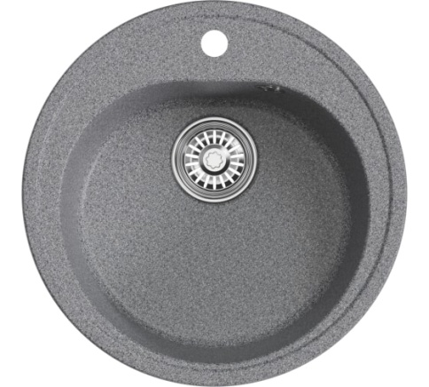 Мойка ML-GM11 круглая, темно-серая (309), 500мм фото 1