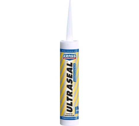 Герметик силиконовый KRASS ULTRASEAL Универсальный Белый 260мл  фото 1