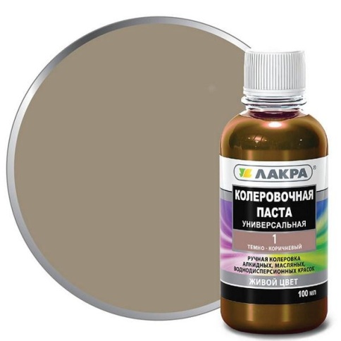 Колер Лакра №1 Темно-корич. 100мл. фото 1
