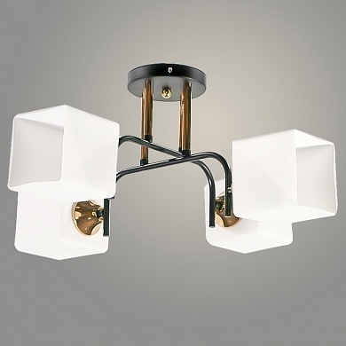 *Люстра 33031/4 FGD+BK золото/черный Е27 фото 1