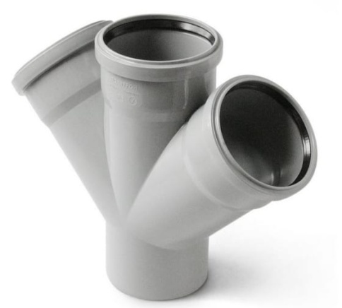 Крестовина однополосная ПРОАКВА 50*50*50/45 фото 1