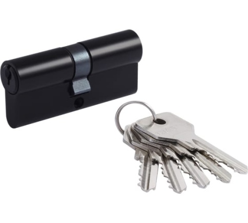 Цилиндровый механизм STD Z Л-70 (черный) (35-35) фото 1