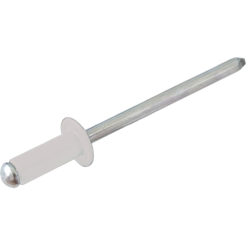 Заклепки 4,0х10 RAL9003 (белый) 19шт фото 1