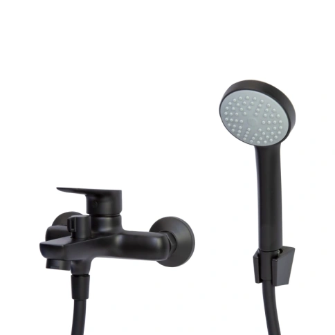 Смеситель для ванны 35к MIXLINE ML14-01BL Черный фото 1