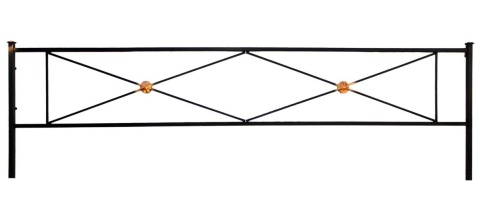 Ограда "Ромб" 3к.пр.*2,5 фото 1