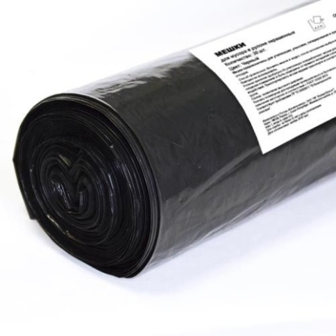 Пакеты для мусора ПВД рулон 240л 10шт. Standart PM2410S фото 1