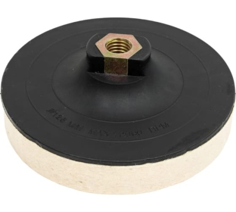 (*)Полировальный лепестковый круг Orientcraft 125*20мм войлок 116,01-Wool фото 1