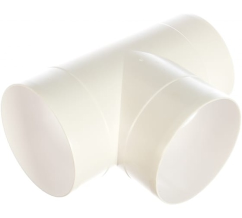 Тройник Т-образный круглый D100 10ТП фото 1