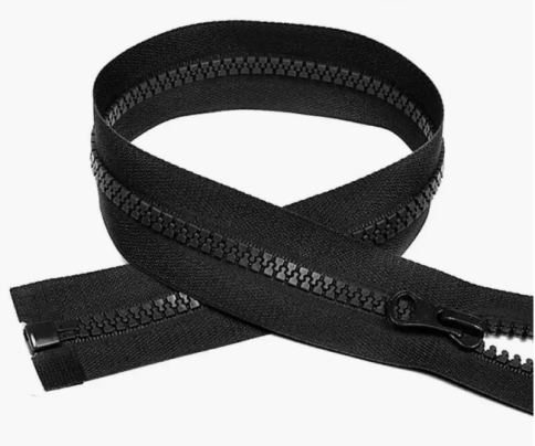 Молния "Трактор"№5, 1 замок, 50см,60см черная фото 1