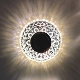 ***Точечный светильник К1137L-1 прозрачный. фото 1