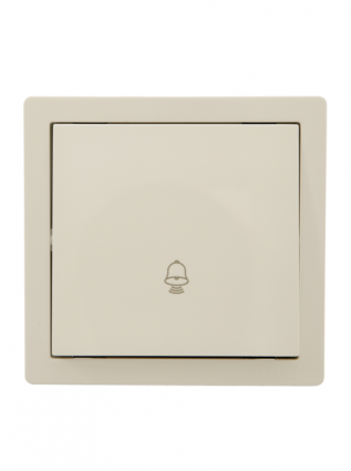 Lezard Кнопка звонка крем LETO 752-0300-103 фото 1