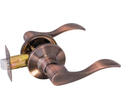 Защелка межкомнатная ЗВ1-05 (стар.медь) фото 1