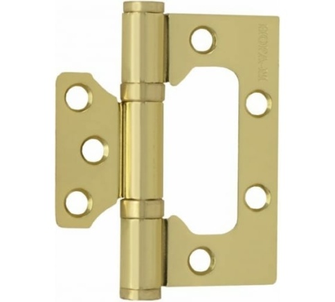 Петля накладная унив. 800-3" (мат. лат. покр.) без колп. (75х63х2,5) фото 1