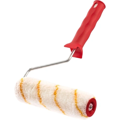 Лакра Валик с ручкой полиакрил 12/180/40мм, желт. нить D6мм (0206134) фото 1