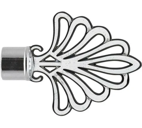 Наконечник 16мм Фея/Веер Хром глянец фото 1