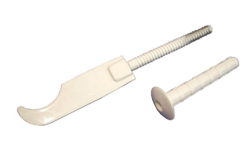 Кронштейн для радиатора сабельный с дюбелем 7*180мм фото 1