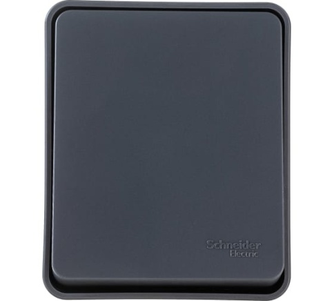 Выключатель 1кл 10А AtlasDesign Profi54 антрацит ATN544011 фото 1