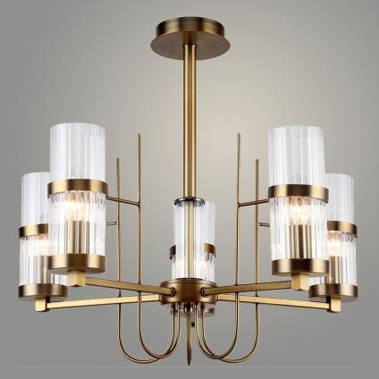 Люстра 2834/5 AB бронза фото 1