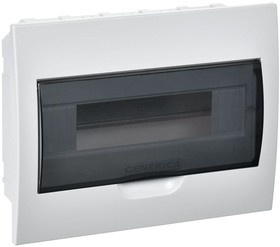 Бокс ЩРВ-П-12 мод. встраив. пластик IP41 GENERICA MKP12-V-12-41-G фото 1