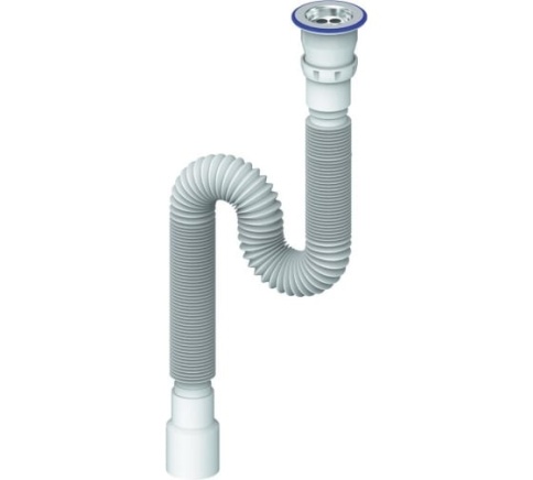 D230 Гофросифон 1200мм 1 1/2" 40*50 фото 1