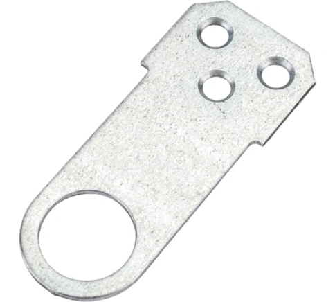 Проушина Нб (накладка) для замка 30*70 прямая цинк фото 1