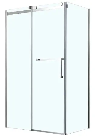AZ-NKF1131(L) VANKOUVER Душ.ограждение 800х1200х2000, без поддона (разд.дверь), профиль серебро фото 2