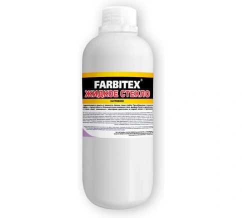 FARBITEX  Жидкое стекло 1,3кг. фото 1
