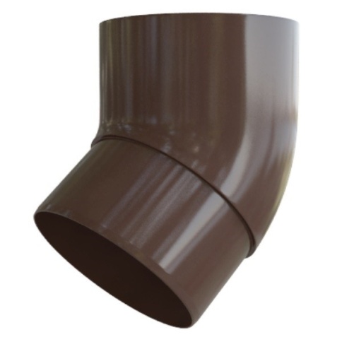 ЭЛИТ КОЛЕНО ТРУБЫ 45 градусов КОРИЧНЕВОЕ фото 1