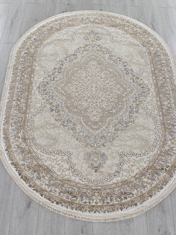 Ковер MOSSO 27226 3.0*4.0 Oval Beige/Blue Турция фото 1