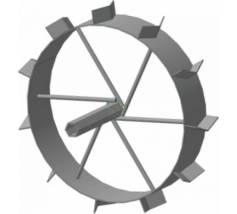 Грунтозацепы FORZA S-32 585/120мм МБ Форза, Кроссер, Вейма, Хопер, 6-гр сквозная втулка, сплошной фото 1