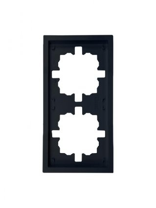 Lezard Рамка 2-х-мест горизонтальная черн.бархат ZIMA 704-4200-147 фото 1