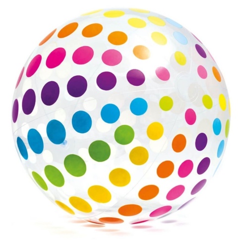 Мяч надувной, 107 см, в ассортименте, Intex, 59065NP фото 1