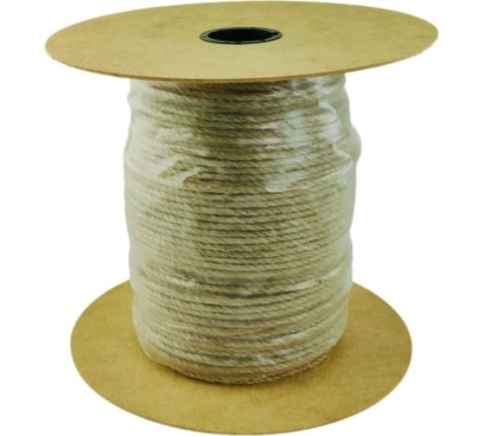 Веревка крученая джутовая 8мм (150м) фото 1