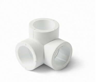 Тройник 2-х плоскостной Ф25  фото 1