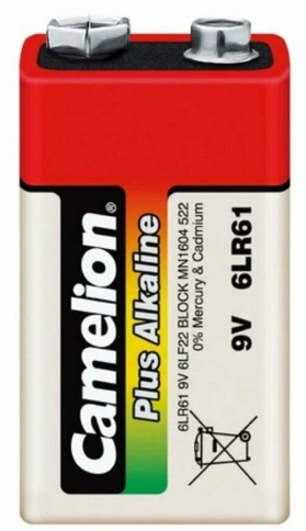 Эл-т питания Camelion 6LR61 Pius Alkaline крона  9В  фото 1