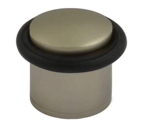 Ограничитель дверной 102 (мат.никель) фото 1