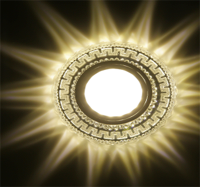 Точечный светильник К1628L-1 прозрачный фото 1