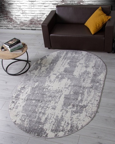 Ковер NATUREL F229 1.0*2.0 OVAL GRAY фото 1