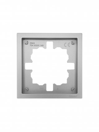 Lezard Рамка 1-мест горизонтальная серый матов. ZIMA 704-7400-146 фото 1