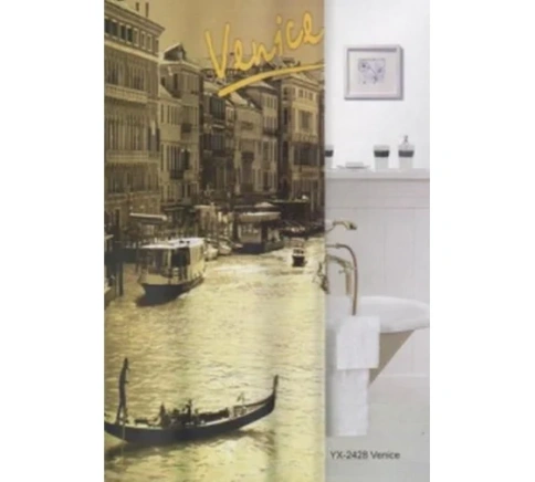 Шторка для ванной Фотопринт 180х180 Venice  фото 1