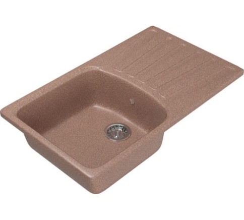 Мойка ML-GM20 с крылом, терракотовая (307), 480*830*190мм фото 2