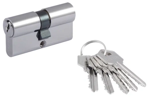 Цилиндровый мех-м Л-60 (хром) (30-30) фото 1