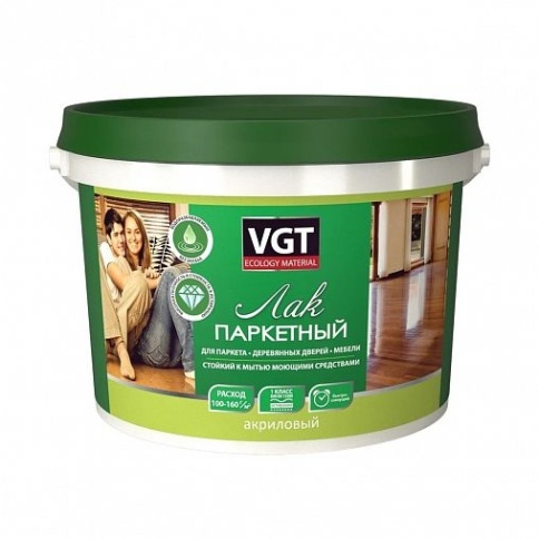 ВГТ Лак акриловый паркетный матовый 2,2 кг фото 1