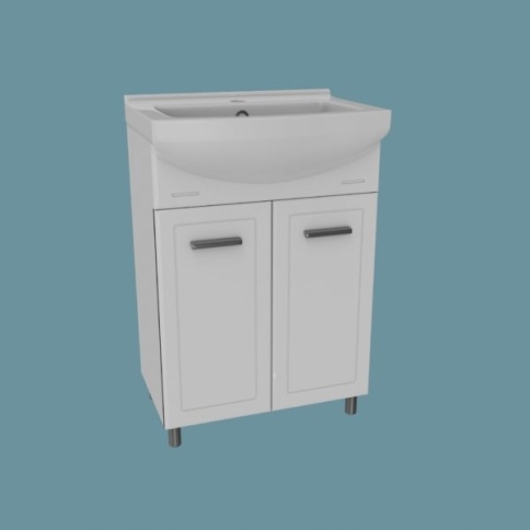 Тумба Блюз-50 1Н+ умывальник Уют 50 фото 1