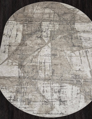 Ковер TORNADO 2.5*3.5 F160 Beige овал фото 1