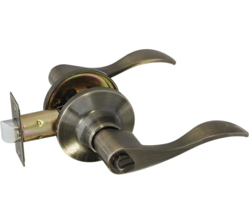 Защелка межкомнатная ЗВ1-03 (стар.бронза) (фиксатор) фото 1